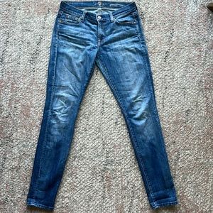 7 for all mankind women’s size 27x31 skinny fit